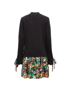 Sporty DressSolid Black in Jersey