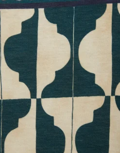 Sporty Swing DressCasareale Barr&eacute; Plac&egrave;e Emerald in Cotton Jersey