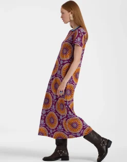 Sporty Swing DressSovereign Purple in Cotton Jersey