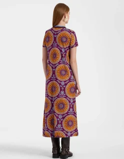 Sporty Swing DressSovereign Purple in Cotton Jersey