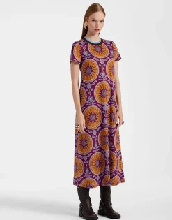 Sporty Swing DressSovereign Purple in Cotton Jersey