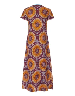 Sporty Swing DressSovereign Purple in Cotton Jersey