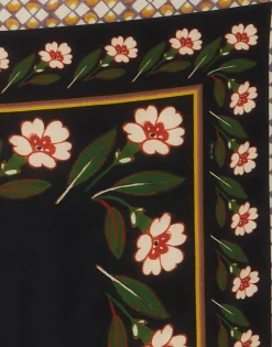 Square ScarfMayfair Black in Modal Silk