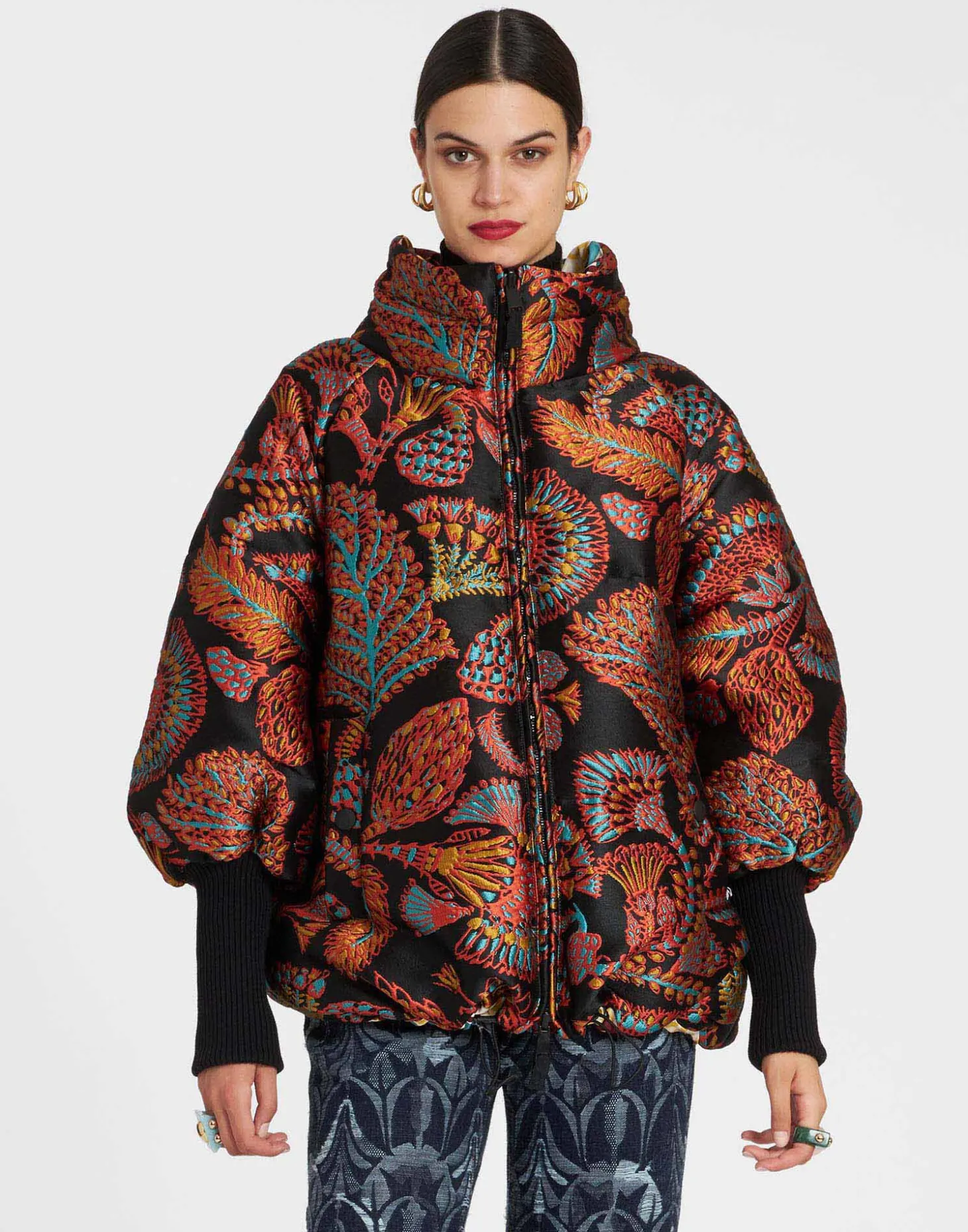 St. Moritz JacketSicomore Black in Jacquard