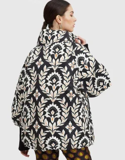 St. Moritz Reversible JacketWinter Sun Black in Jacquard