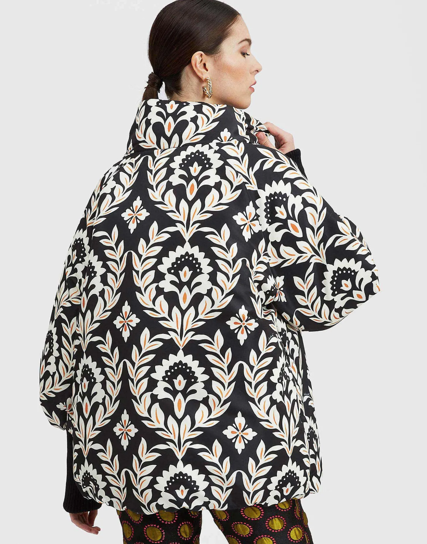 St. Moritz Reversible JacketWinter Sun Black in Jacquard