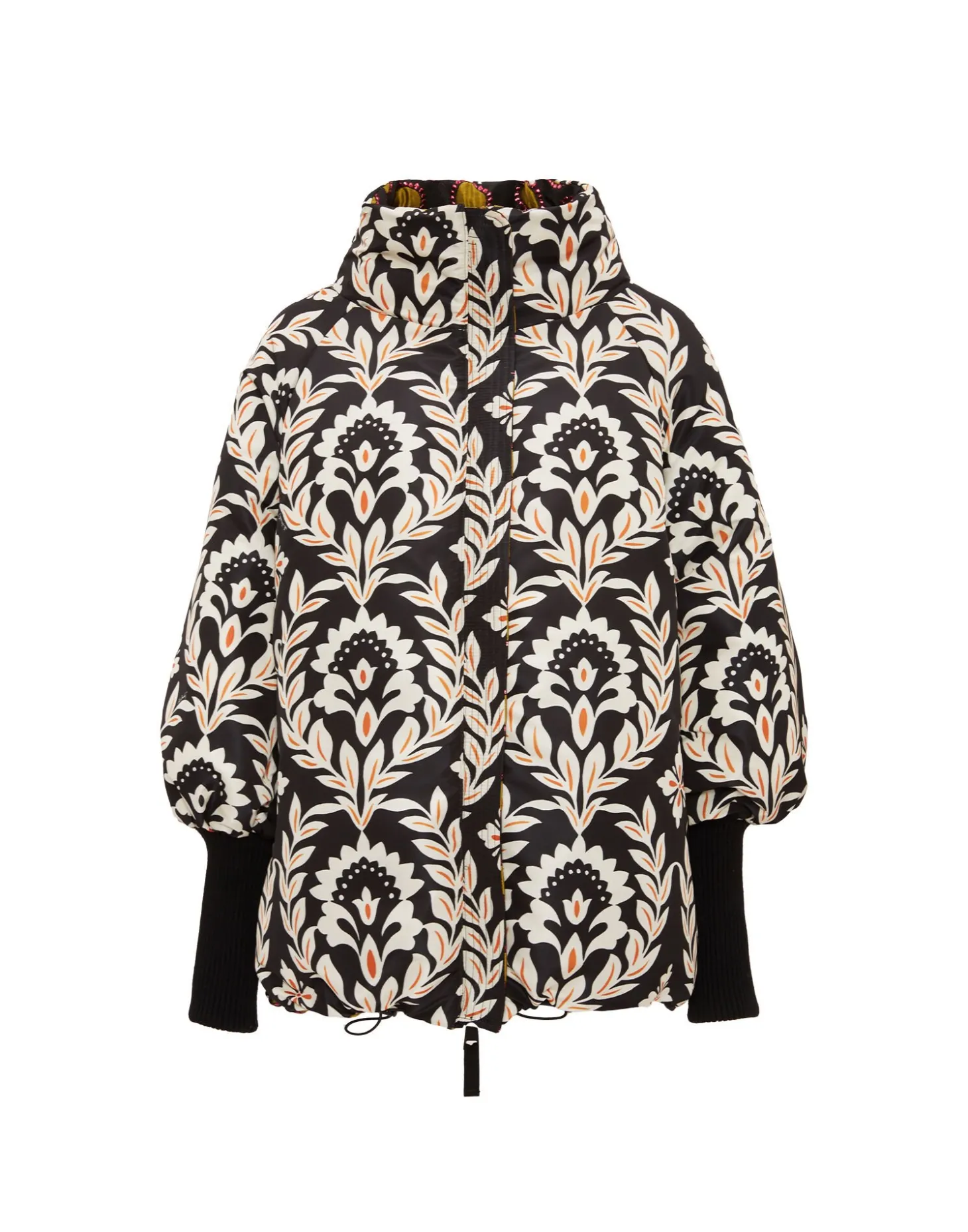 St. Moritz Reversible JacketWinter Sun Black in Jacquard