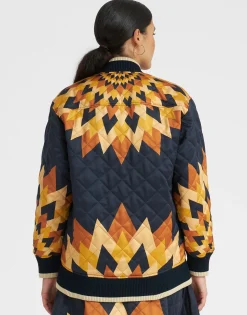 Suki JacketEgyptian Sun Plac&eacute;e Gold in Quilted Twill