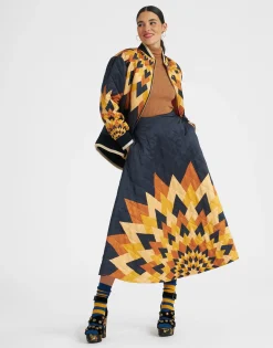 Suki JacketEgyptian Sun Plac&eacute;e Gold in Quilted Twill