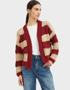 Summer BoleroSolid Ivory in Cable Chain