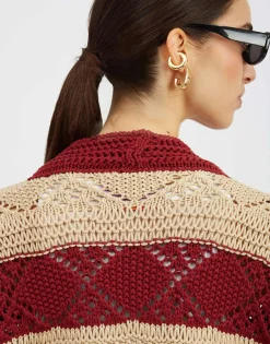 Summer BoleroSolid Ivory in Cable Chain