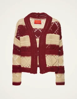 Summer BoleroSolid Ivory in Cable Chain