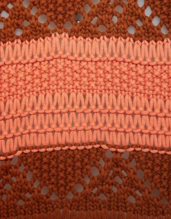 Summer BoleroSolid Pink in Cable Chain