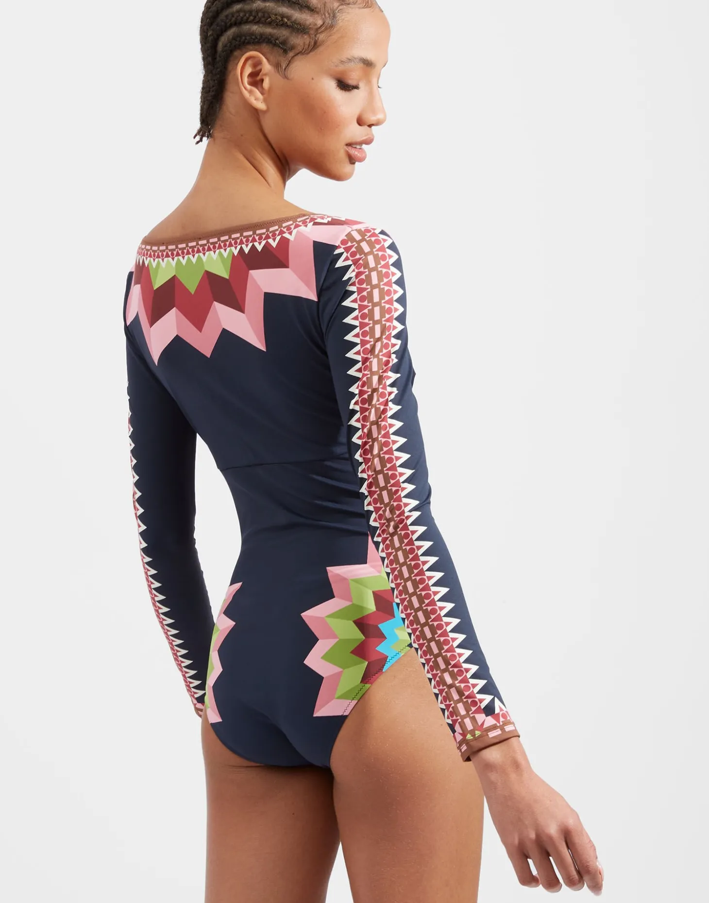 Sunset SuitSunset Navy Placée in Lycra