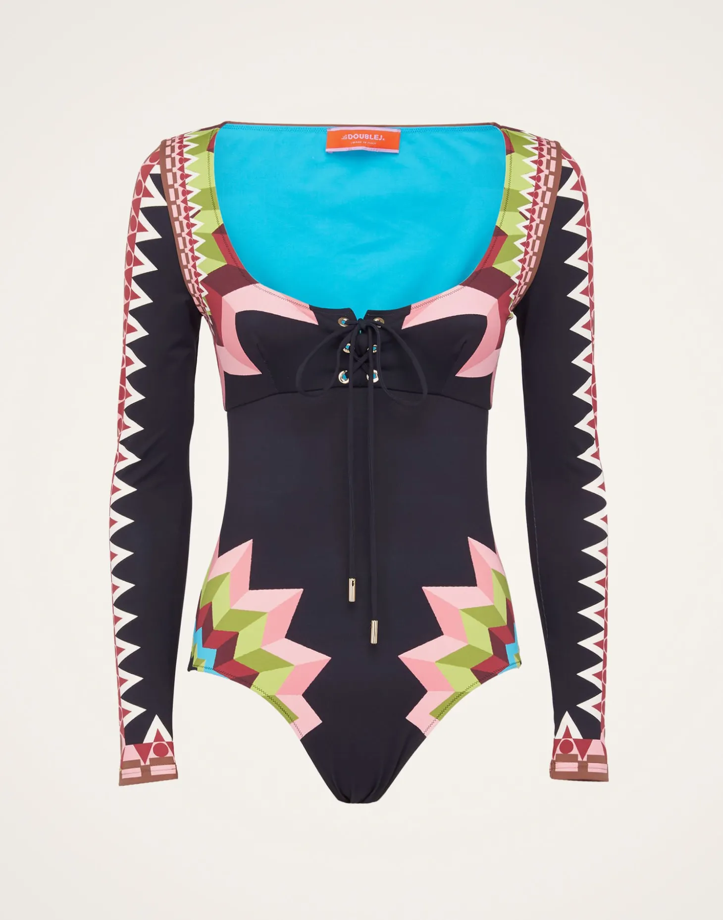 Sunset SuitSunset Navy Placée in Lycra