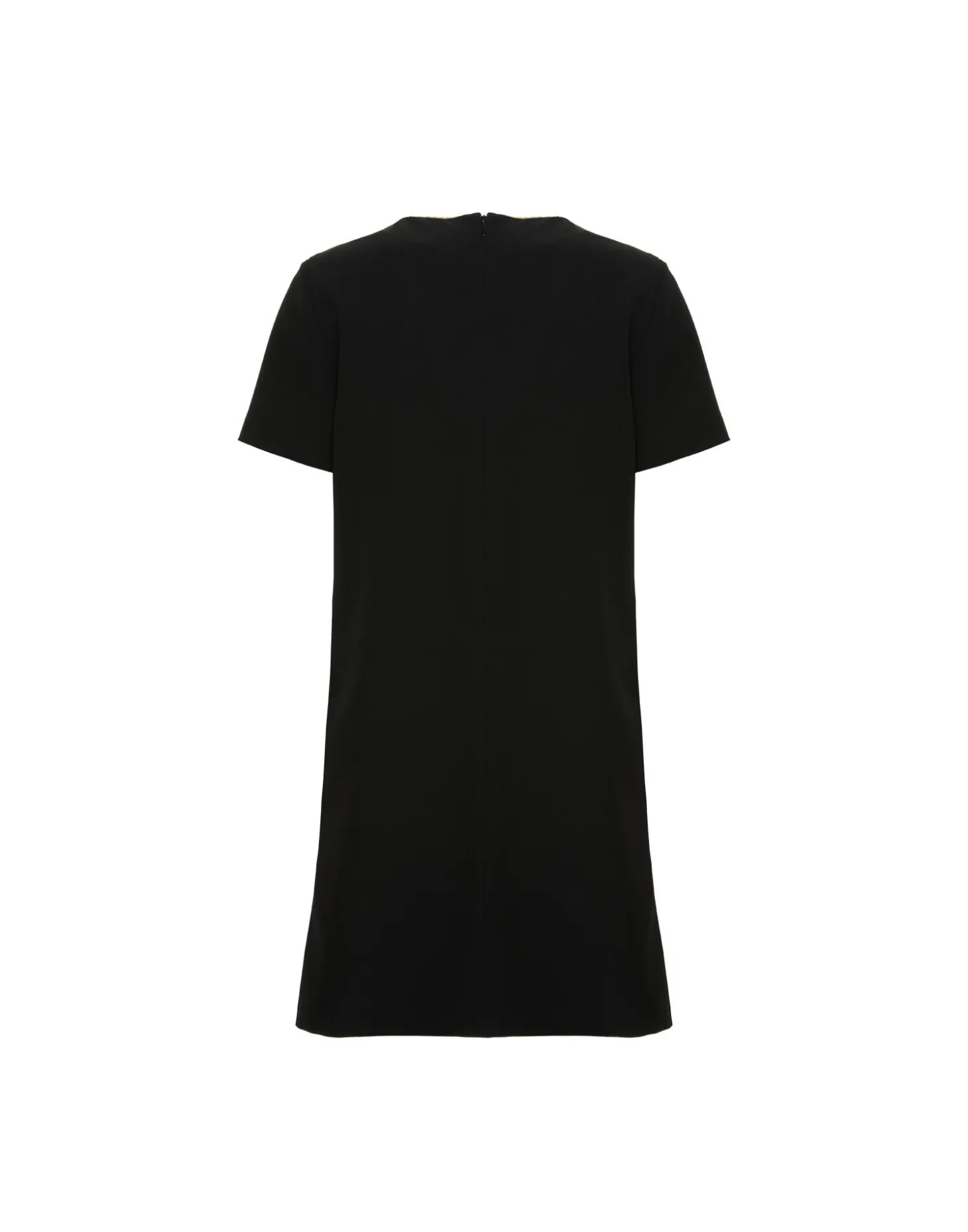 Super Mini Swing DressSolid Black in Techno Cady
