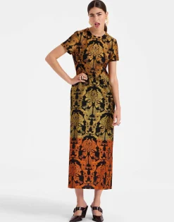 Super Swing DressCherubs Multicolor in Fil Coup&eacute;