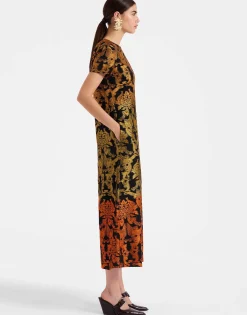 Super Swing DressCherubs Multicolor in Fil Coup&eacute;