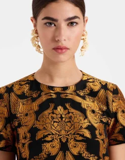 Super Swing DressCherubs Multicolor in Fil Coup&eacute;