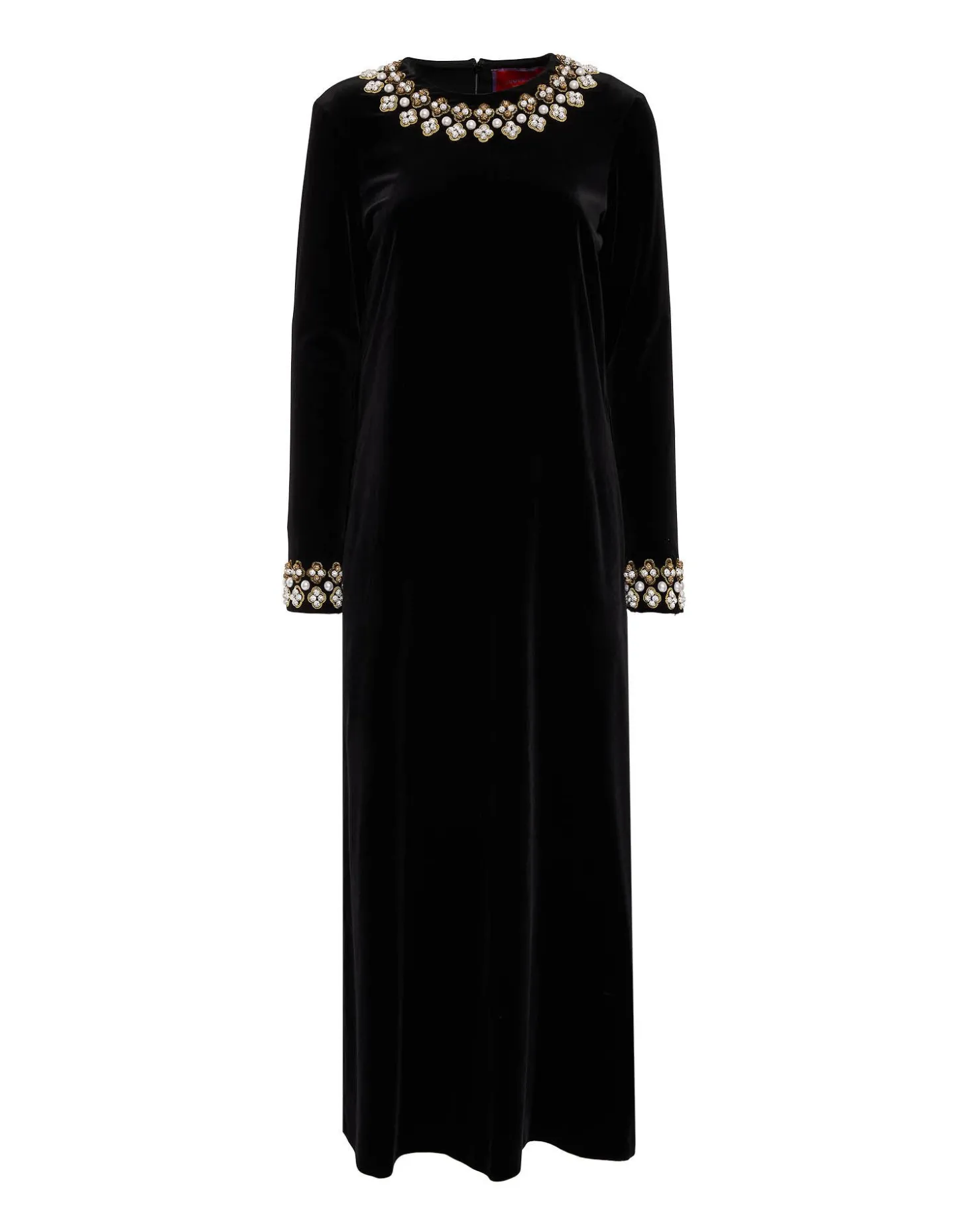 Super Swing DressSolid Black in Light Velvet