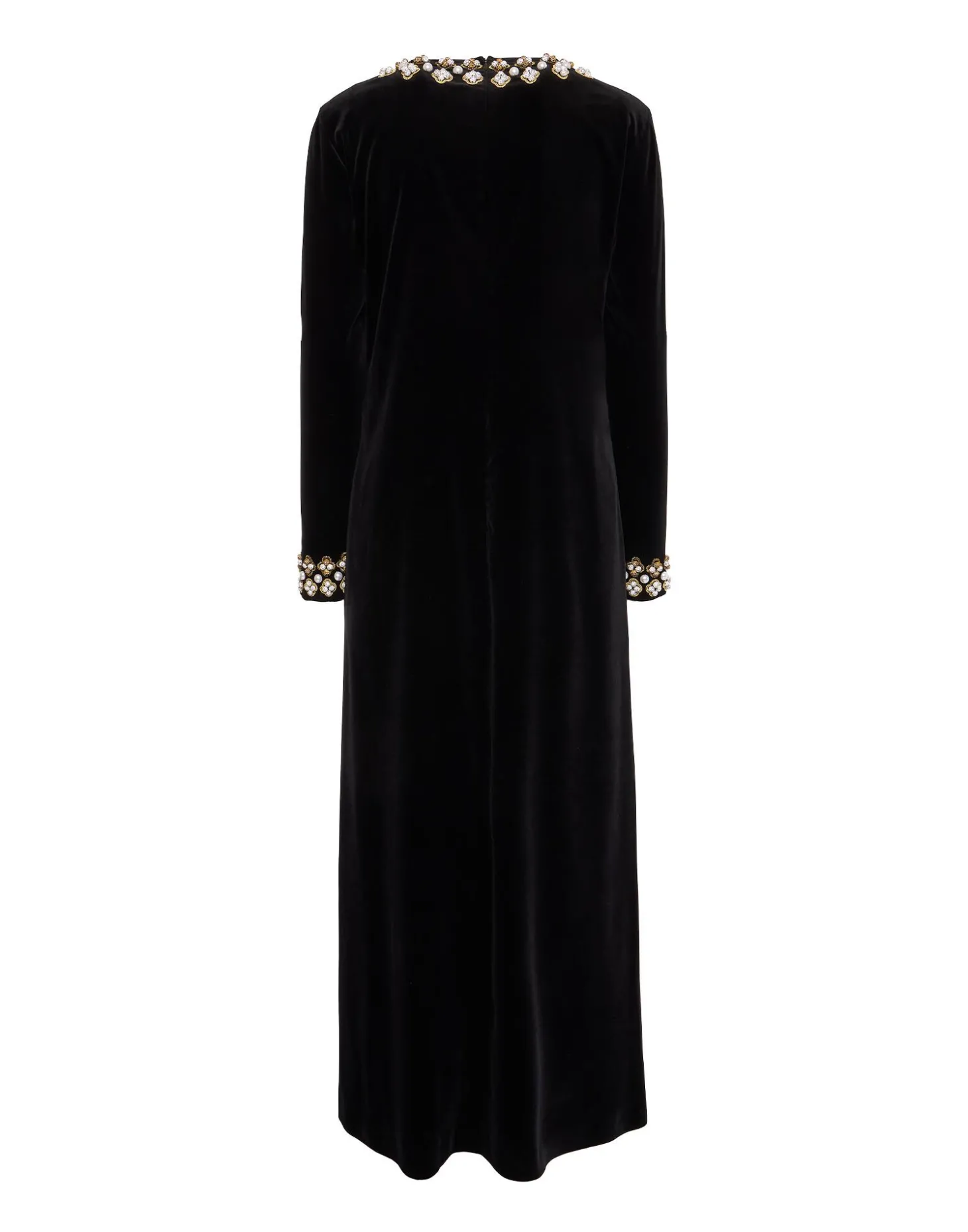 Super Swing DressSolid Black in Light Velvet