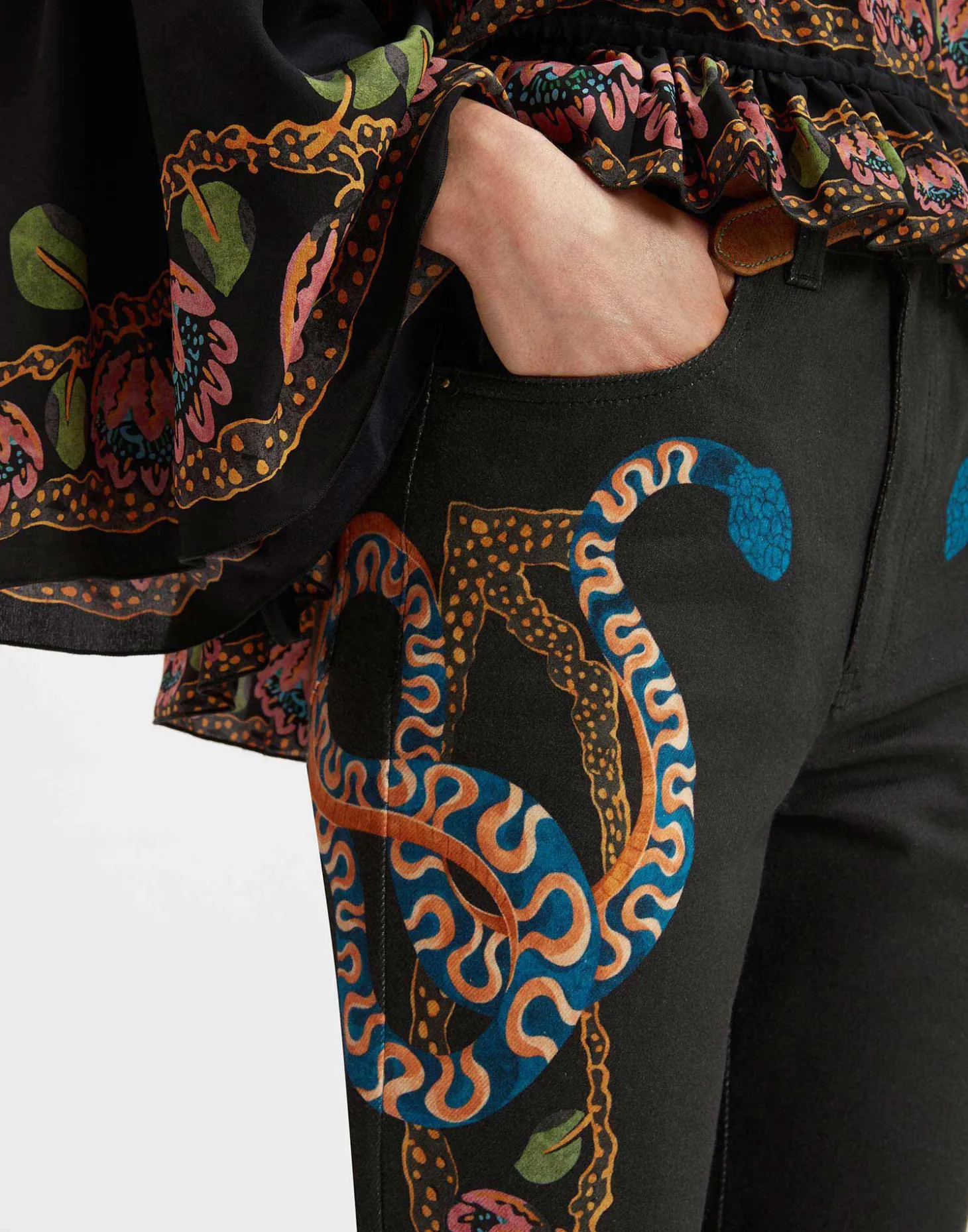 Superflare JeansEve Black in Denim