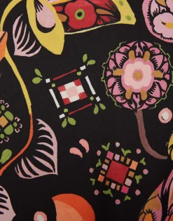 Swing Dress (With Feathers)Eden in Twill Silk