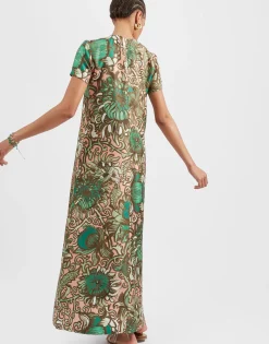 Swing DressAnemone Pink in Twill Silk