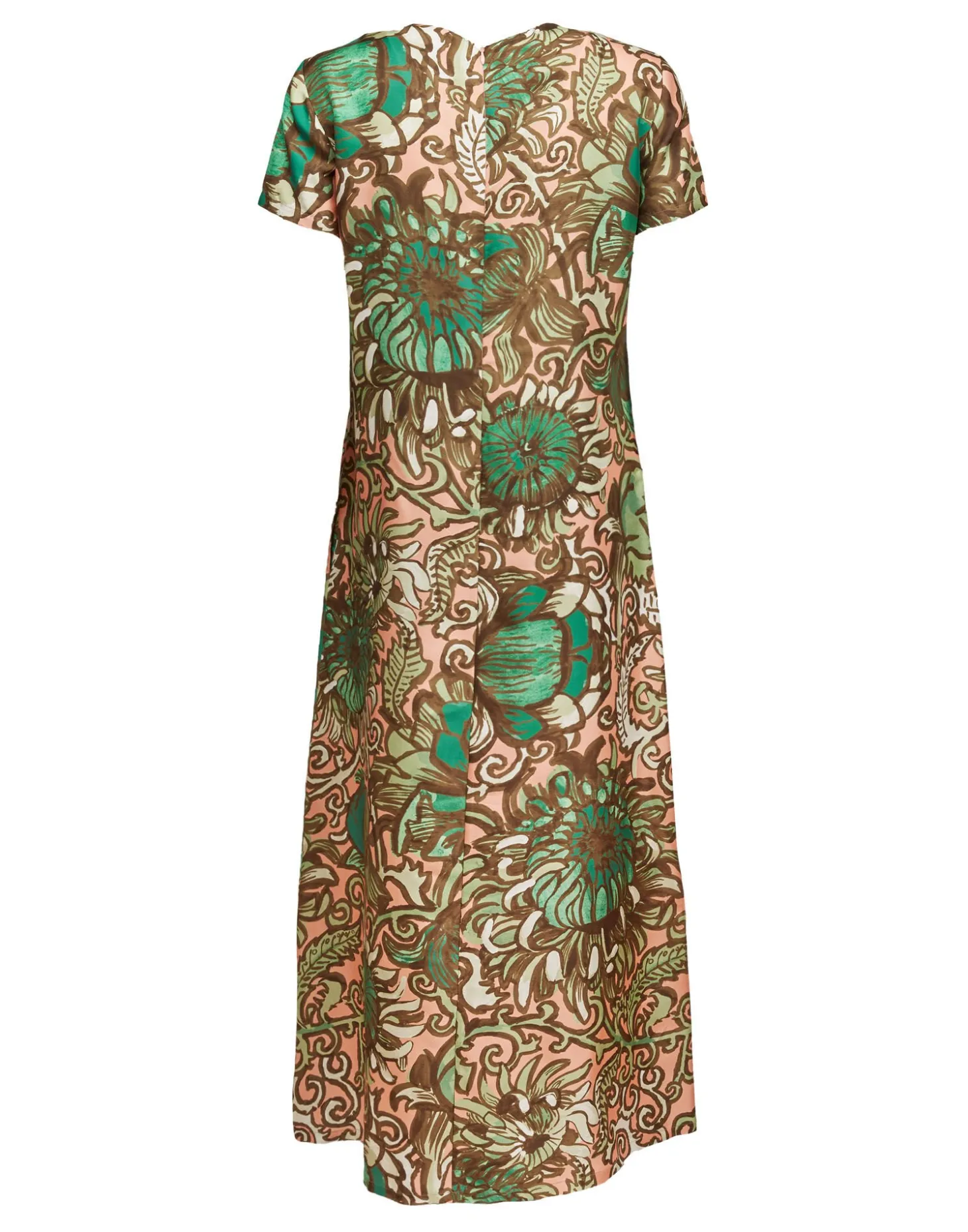 Swing DressAnemone Pink in Twill Silk