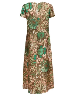 Swing DressAnemone Pink in Twill Silk