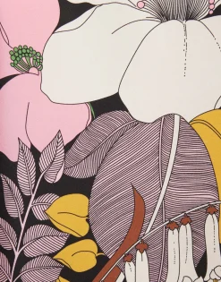 Swing DressBig Flower in Silk Twill