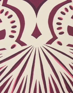 Swing DressFans Plac&eacute;e Purple in Silk Twill