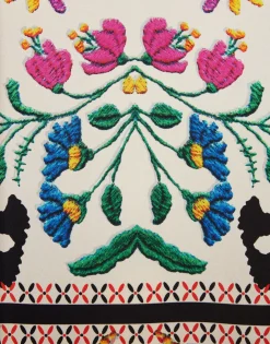 Swing DressPlaza Placée Ivory in Silk Twill