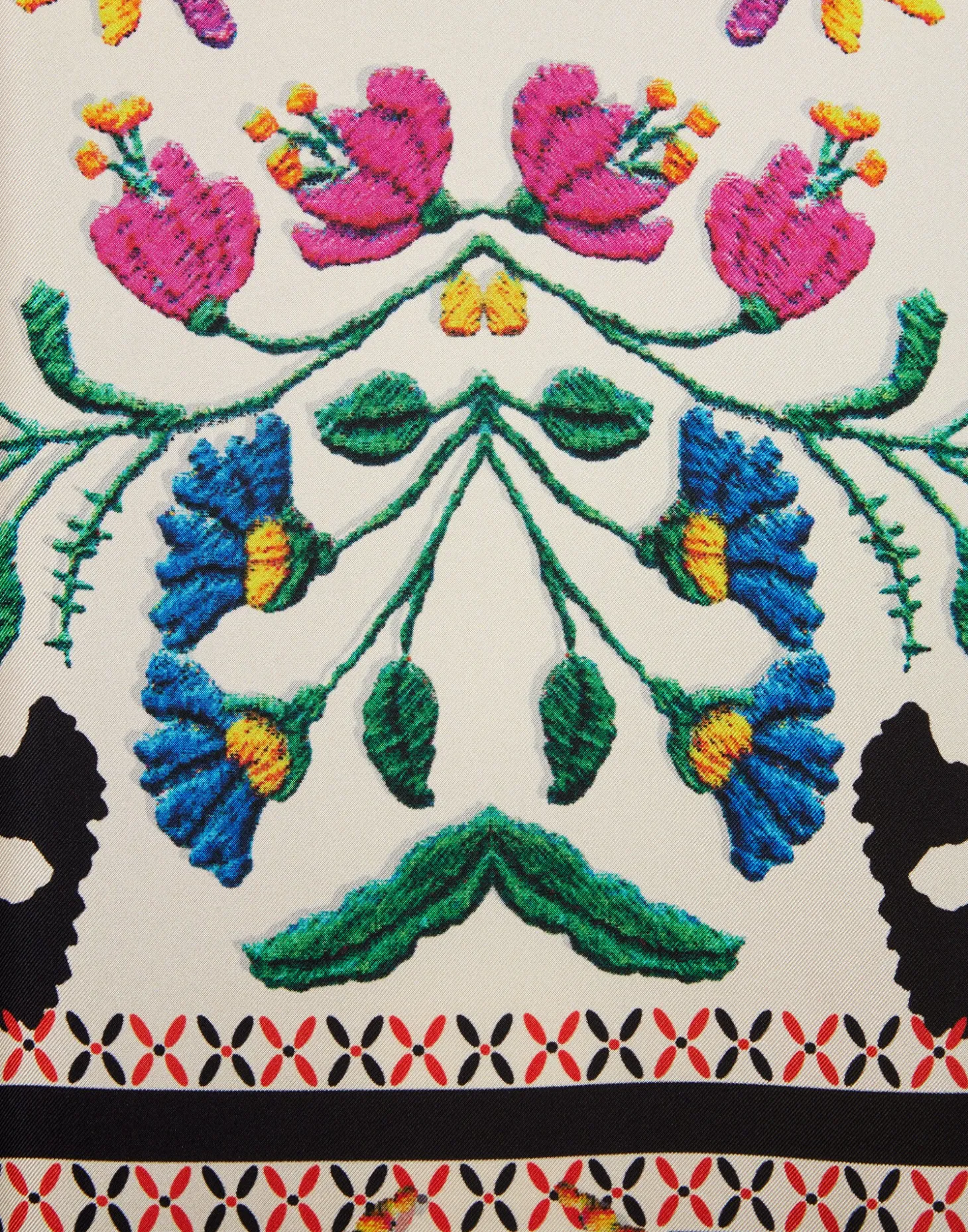 Swing DressPlaza Placée Ivory in Silk Twill