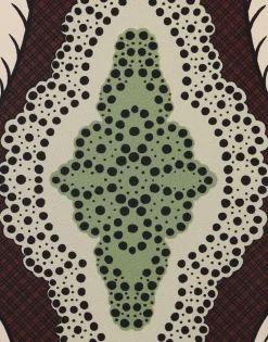 Swing DressPortal Placée Brown in Silk Twill