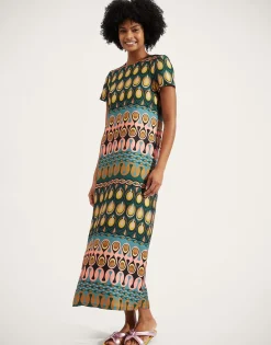 Swing DressRio Verde in Silk Twill