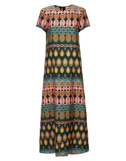 Swing DressRio Verde in Silk Twill