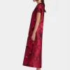 Swing DressRuby Red in Jacquard