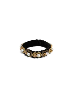 Tesoro BraceletSolid Black in Velvet