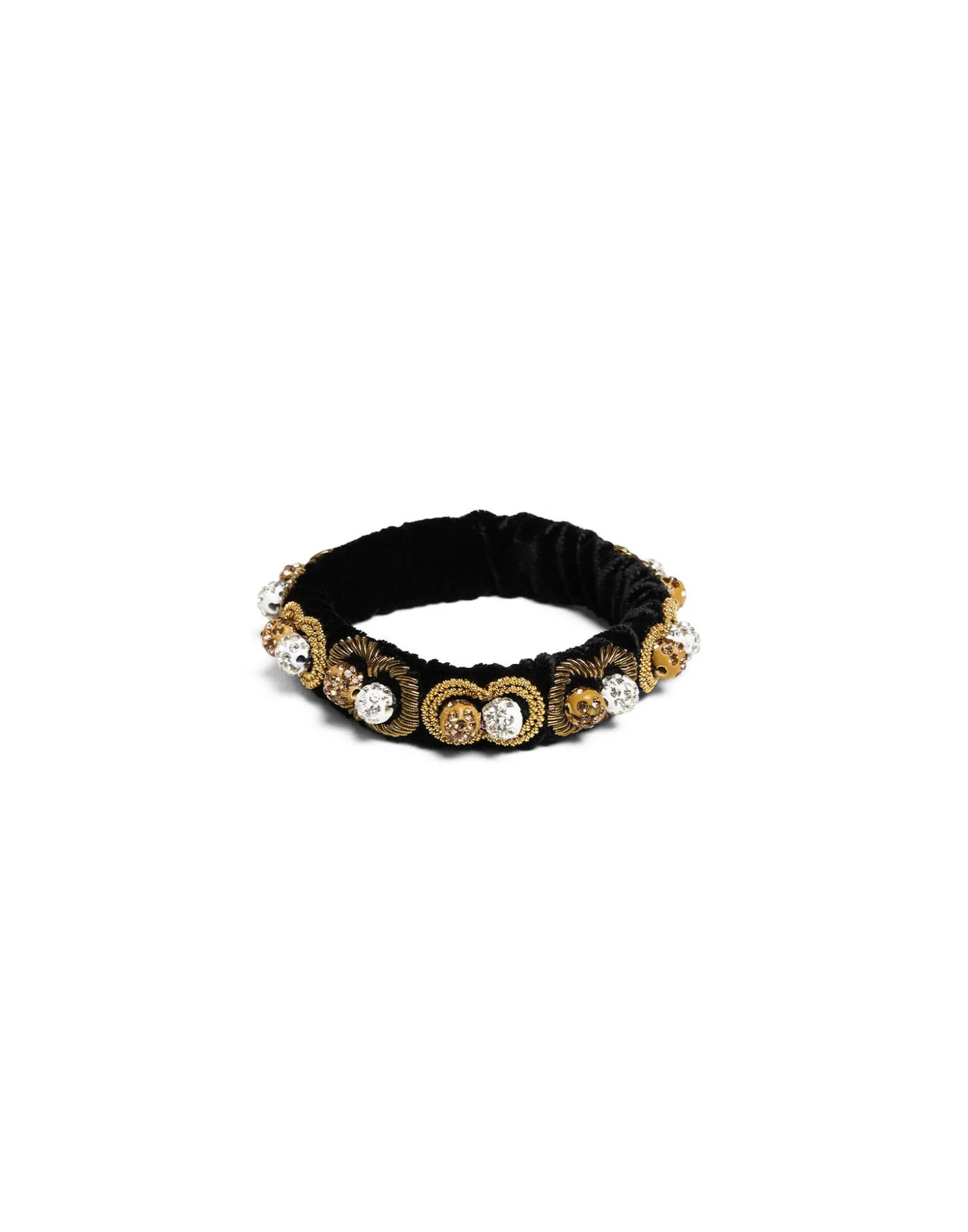 Tesoro BraceletSolid Black in Velvet