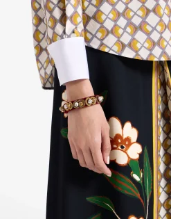 Tesoro BraceletSolid Burgundy in Velvet