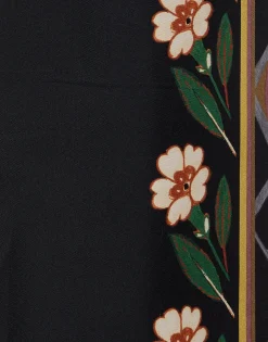 The Apericena DressDazed Plac&eacute;e Black in Silk Twill