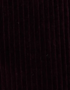 The Flare PantsSolid Purple in Velvet Corduroy