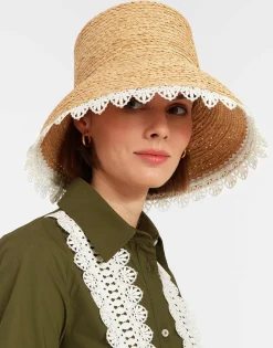 The Ombra HatSolid Ivory in Raffia