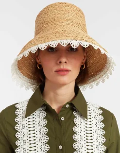 The Ombra HatSolid Ivory in Raffia