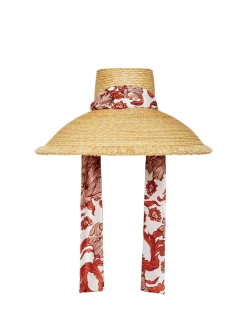 The Sun HatSolid Light Beige in Raffia