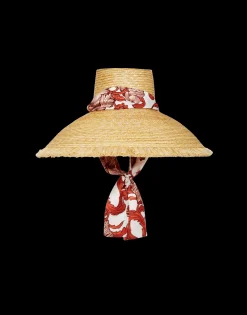 The Sun HatSolid Light Beige in Raffia