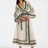 The Wrap DressDoric Plac&eacute;e Cream in Cotton Voile