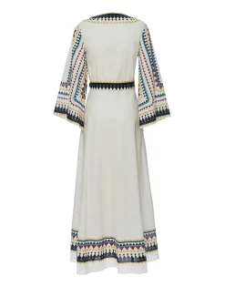 The Wrap DressDoric Plac&eacute;e Cream in Cotton Voile