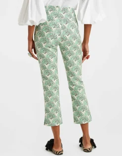 Torero PantsFans Mint in Shot Cotton
